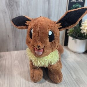 Build-A-Bear Pokemon TALKING EVIE Plush Stuffed Animal Game Freak
